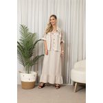 VESTIDO NATALY CJ BEGE