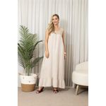 VESTIDO NATALY CJ BEGE