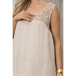 VESTIDO NATALY CJ BEGE