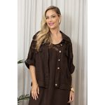 JAQUETA NATALY CJ CHOCOLATE