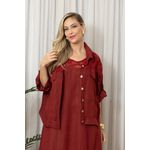 JAQUETA NATALY CJ BORDO