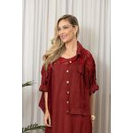 JAQUETA NATALY CJ BORDO