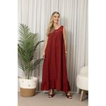 VESTIDO NATALY CJ BORDO