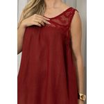 VESTIDO NATALY CJ BORDO