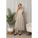 VESTIDO SAMARA CJ BEGE