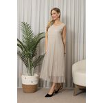 VESTIDO SAMARA CJ BEGE