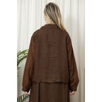 CAMISA TAISA CJ MARROM