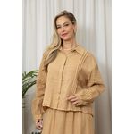 CAMISA TAISA CJ CARAMELO