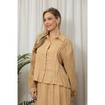 CAMISA TAISA CJ CARAMELO
