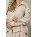 CAMISA TAISA CJ BEGE