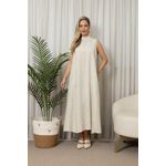 VESTIDO EDINALVA BEGE