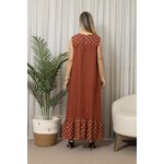 VESTIDO TAMIRES TERRA COTA 