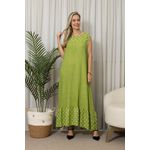 VESTIDO TAMIRES PISTACHE