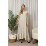 VESTIDO TAMIRES BEGE