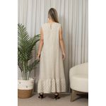 VESTIDO TAMIRES BEGE