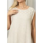 VESTIDO TAMIRES BEGE