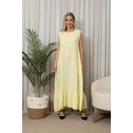 VESTIDO TAMIRES MANTEIGA