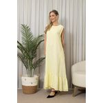 VESTIDO TAMIRES MANTEIGA