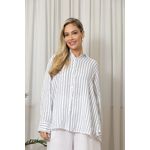 CAMISA OLIMPIA BRANCO/MARINHO