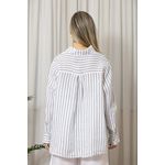 CAMISA OLIMPIA BRANCO/MARINHO