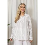 CAMISA OLIMPIA BRANCO/MARROM