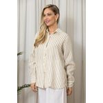 CAMISA OLIMPIA OFF MARROM 