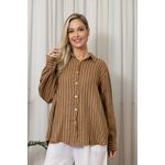 CAMISA OLIMPIA CARAMELO