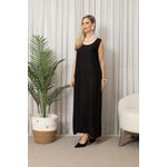 VESTIDO LA LUNA PRETO