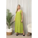 VESTIDO LA LUNA PISTACHE