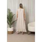 VESTIDO LIANDRA CJ BEGE