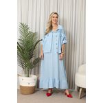 JAQUETA ROSARIA CJ AZUL BEBE