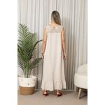 VESTIDO ROSARIA CJ BEGE