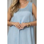 VESTIDO ROSARIA CJ AZUL BEBE