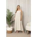 VESTIDO CHARLENE BEGE