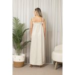 VESTIDO CHARLENE BEGE