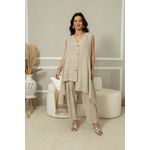 CALÇA EVA CJ BEGE ESCURO