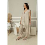 CALÇA EVA CJ BEGE ESCURO