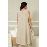 CALÇA EVA CJ BEGE ESCURO