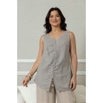 Regata Alma Linho BEGE ESCURO