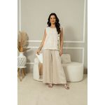 Regata Amalia Linho CJ BEGE