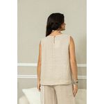 Regata Amalia Linho CJ BEGE