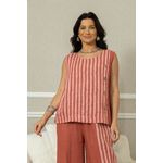 Regata Amalia Linho CJ GOIABA