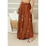 Saia Stella Linho TERRA COTA 