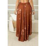 Saia Stella Linho TERRA COTA 