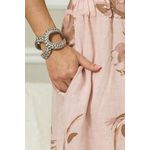 Saia Stella Linho ROSA BEBÊ