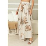 Saia Stella Linho BEGE