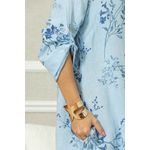 Tunica Kira Linho AZUL BEBE