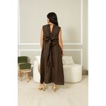 VESTIDO BOLONHA MARROM