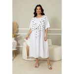 Vestido Charme Linho BRANCO