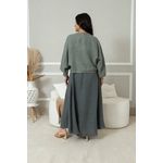 Vestido Leticia Linho CHUMBO